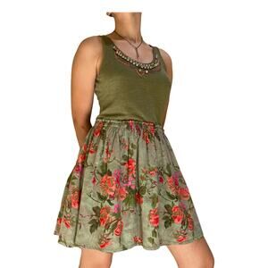 Young Threads floral sleeveless dress NWT Teen Large